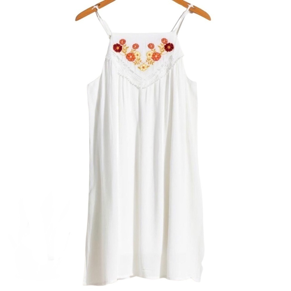 Jun & Ivy Floral Lined Mini Dress Size Medium